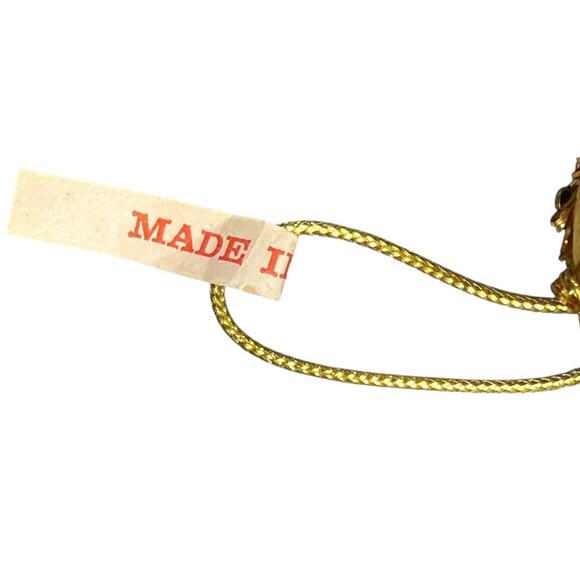 5 Vintage Satin‎ Embellished Beaded Sequin Ornaments Japan Made 2" Teardrop Egg - Picture 4 of 8